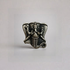 Vighnaharta Ganesh Statement Ring