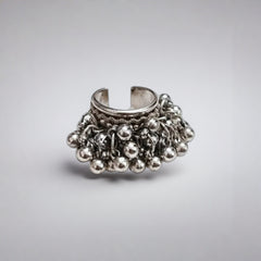 Ghungroo Cascade Statement Ring
