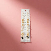 Celeste 12-Month Charm Stud Set