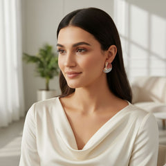 Radiant Arc Statement Earrings