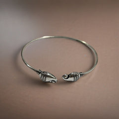 Heritage Oxidized Silver Tribal Choker Jewelry Set