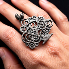 Aarohi Filigree Statement Ring