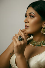 Celestial Mirror Disc Ring