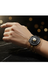 Aurora Pearl Sculpted Bangle