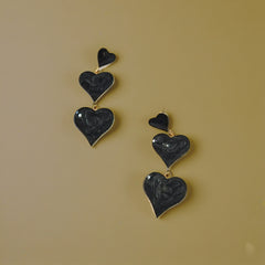 Heart Drop Earrings