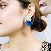 Pastel Bloom Statement Earrings