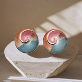 Spiral Tide Statement Earrings