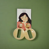 Bold Oval Hoop Earrings Combo