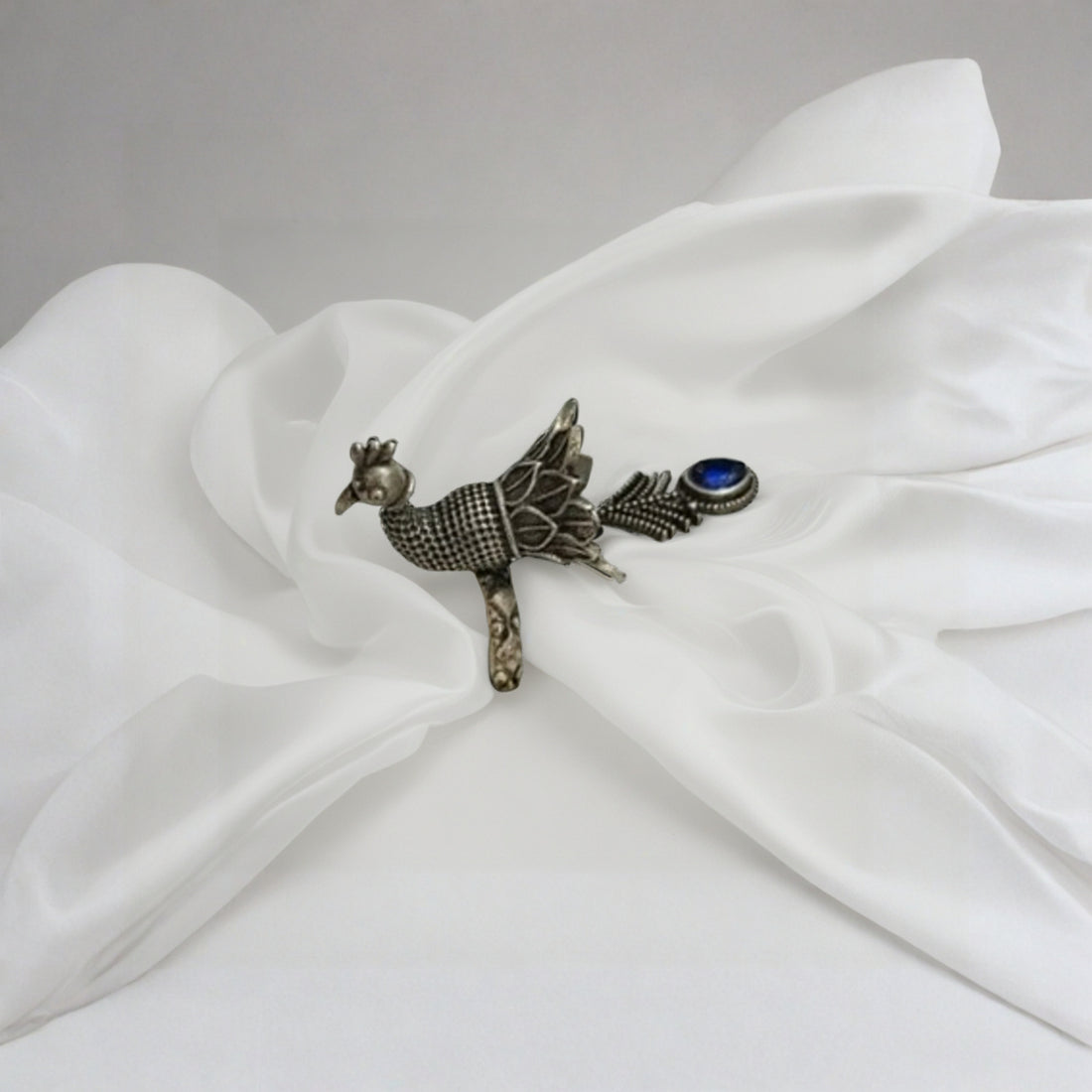 Neelkanth Bird Statement Ring