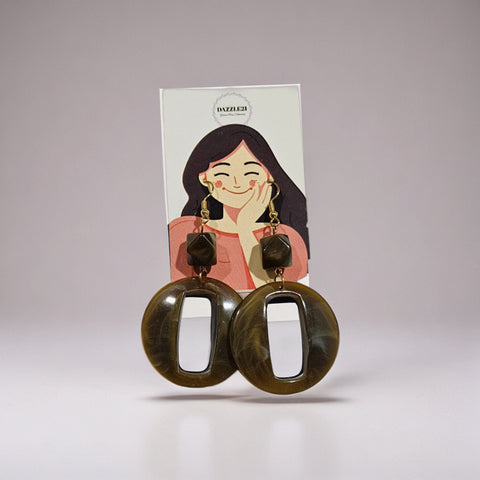 Bold Oval Hoop Earrings Combo