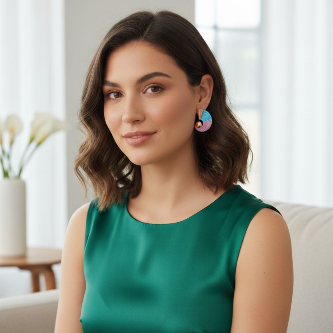 Radiant Arc Statement Earrings