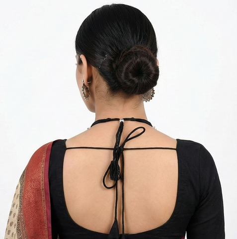 Peacock Motif Silver Oxidized Necklace & Earring Set | Traditional Ethnic Jewellery