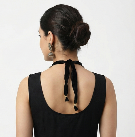 Handcrafted Oxidised Silver Jewellery Set for Women