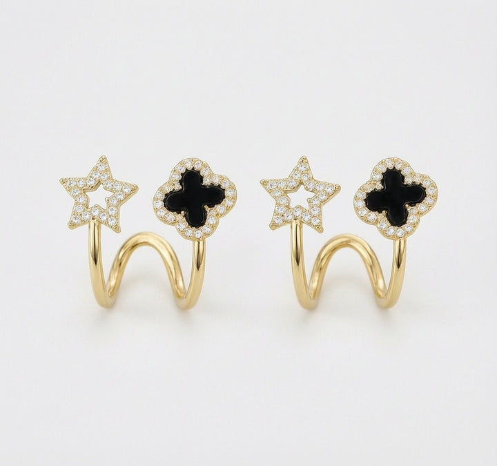 Dazzle21 Western Style Trending Combo Pack of 2 Korean Studs Earrings For Women And Girls Alloy Drops & Danglers, Stud Earring, Earring Set