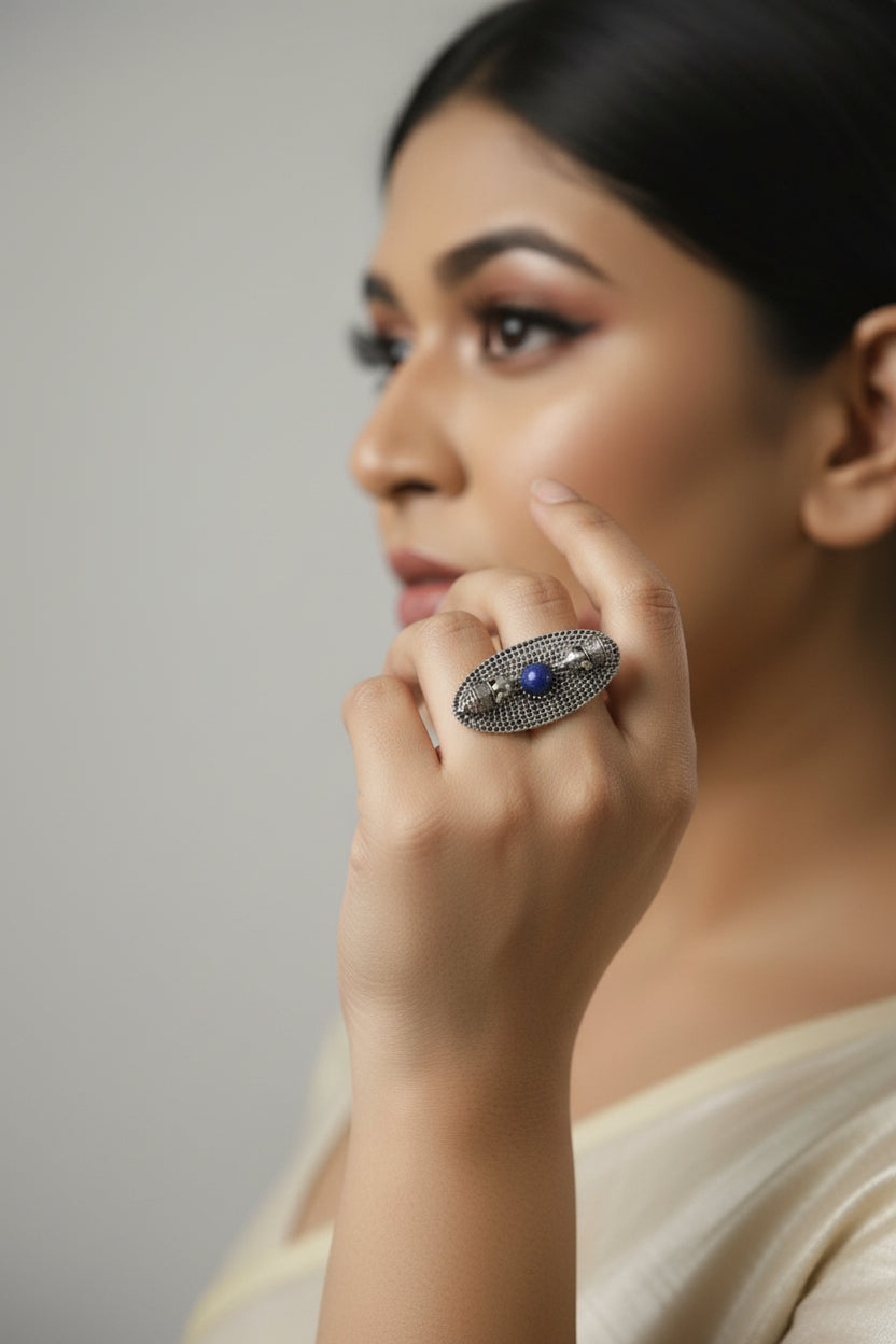 Azure Guardian Ring