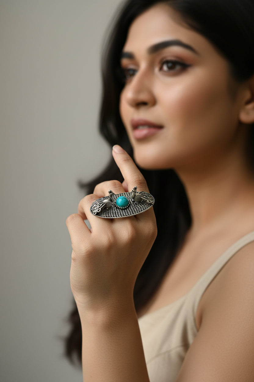 Azure Guardian Ring