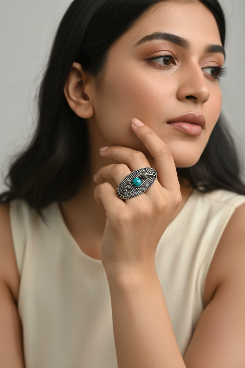 Azure Guardian Ring