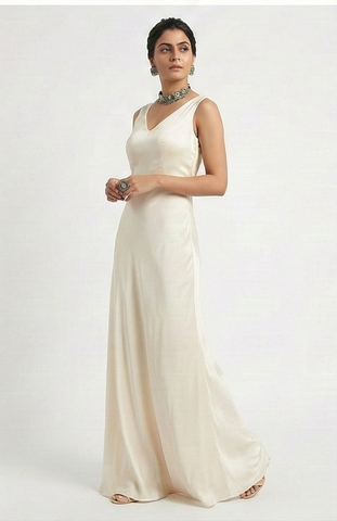 Antique Oxidised Silver Temple Design Choker Necklace & Earrings Set for Women