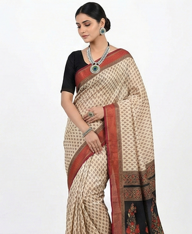 Peacock Motif Silver Oxidized Necklace & Earring Set | Traditional Ethnic Jewellery