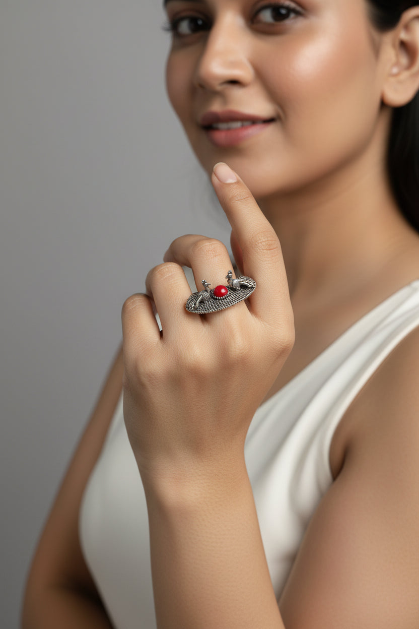 Azure Guardian Ring