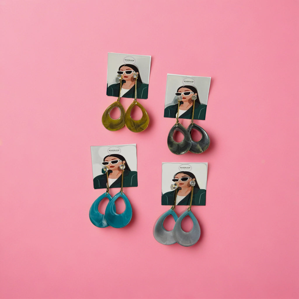 Trendy Lightweight Hoop Earrings Combo
