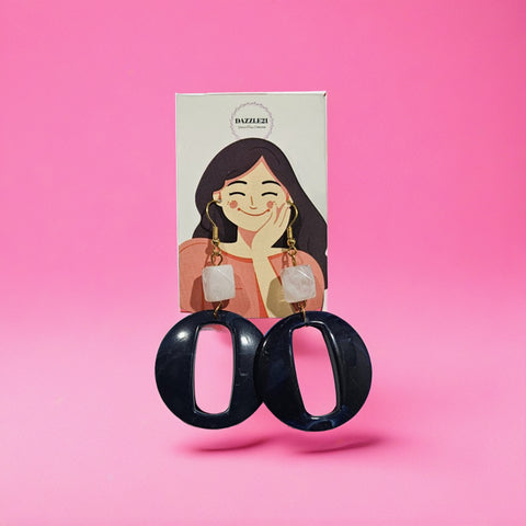 Bold Oval Hoop Earrings Combo