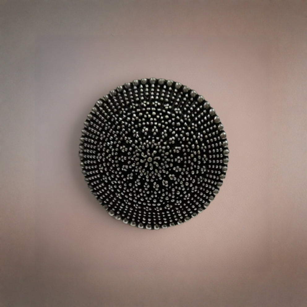 Heritage Oxidized Silver Tribal Choker Jewelry Set