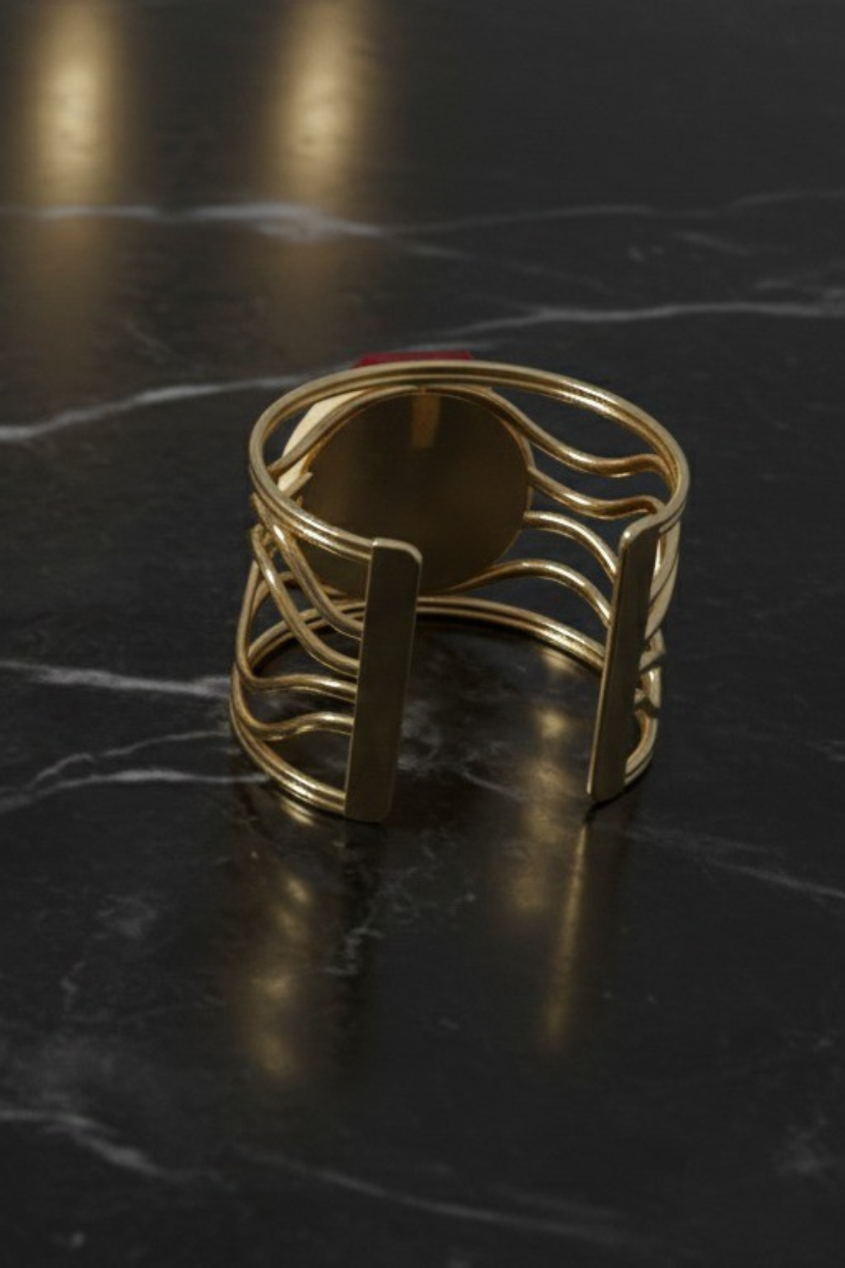 Crimson Muse Sculptural Bangle