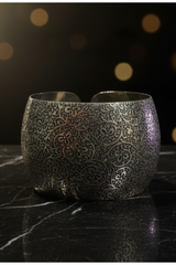 Midnight Filigree Cuff Bangle