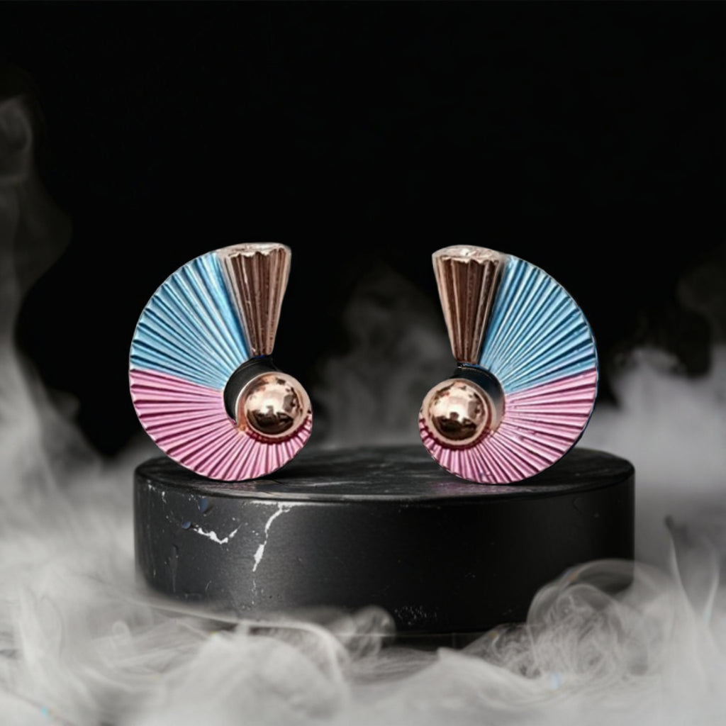 Radiant Arc Statement Earrings