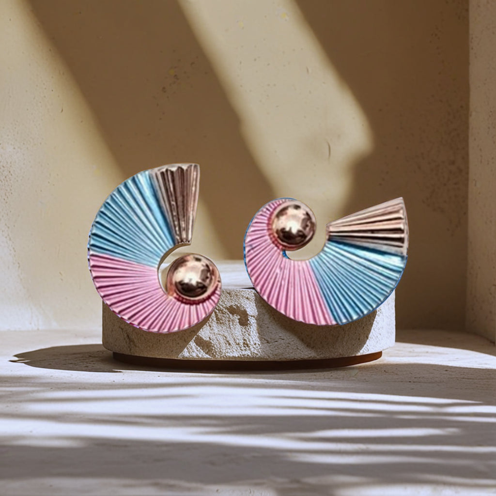 Radiant Arc Statement Earrings