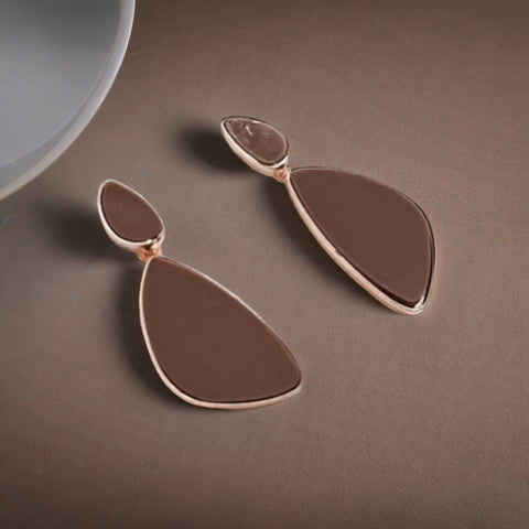 Trendy Drop Shape Statement Earrings