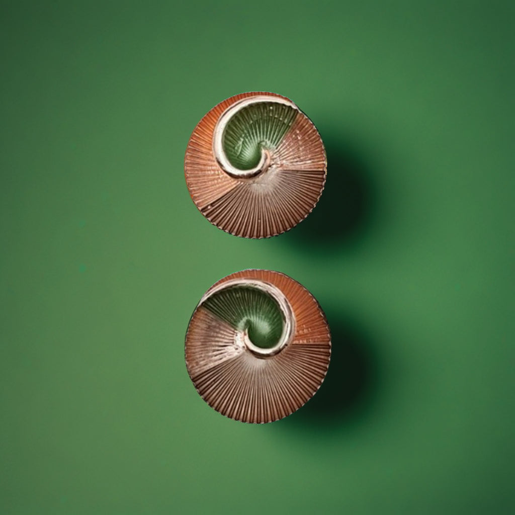 Spiral Tide Statement Earrings