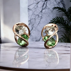 Eclipse Orbit Stud Earrings