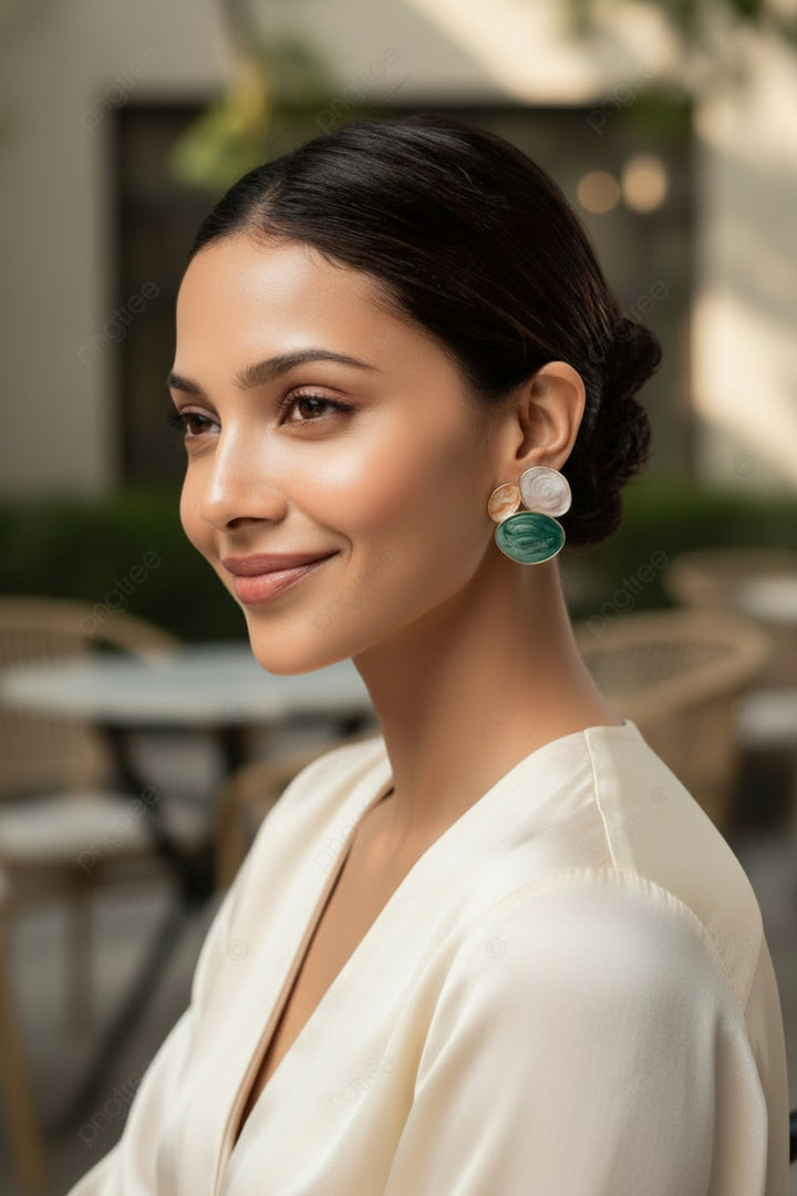 Pastel Bloom Statement Earrings