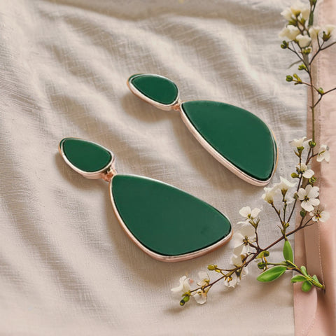 Trendy Drop Shape Statement Earrings