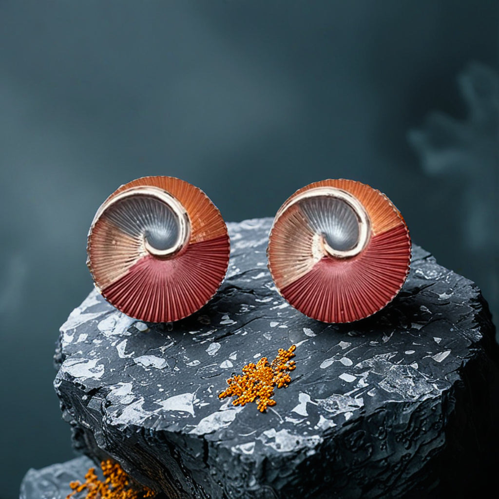 Spiral Tide Statement Earrings