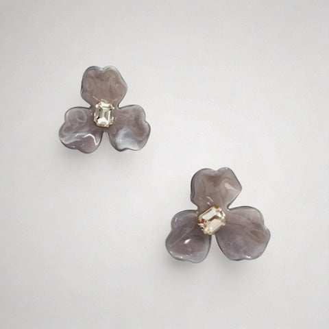 Elegant Floral Stud Earrings for Women & Girls
