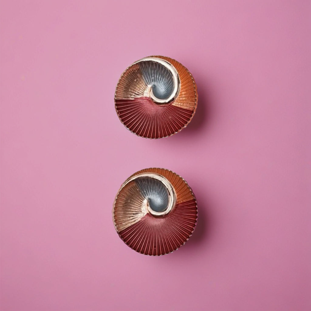 Spiral Tide Statement Earrings