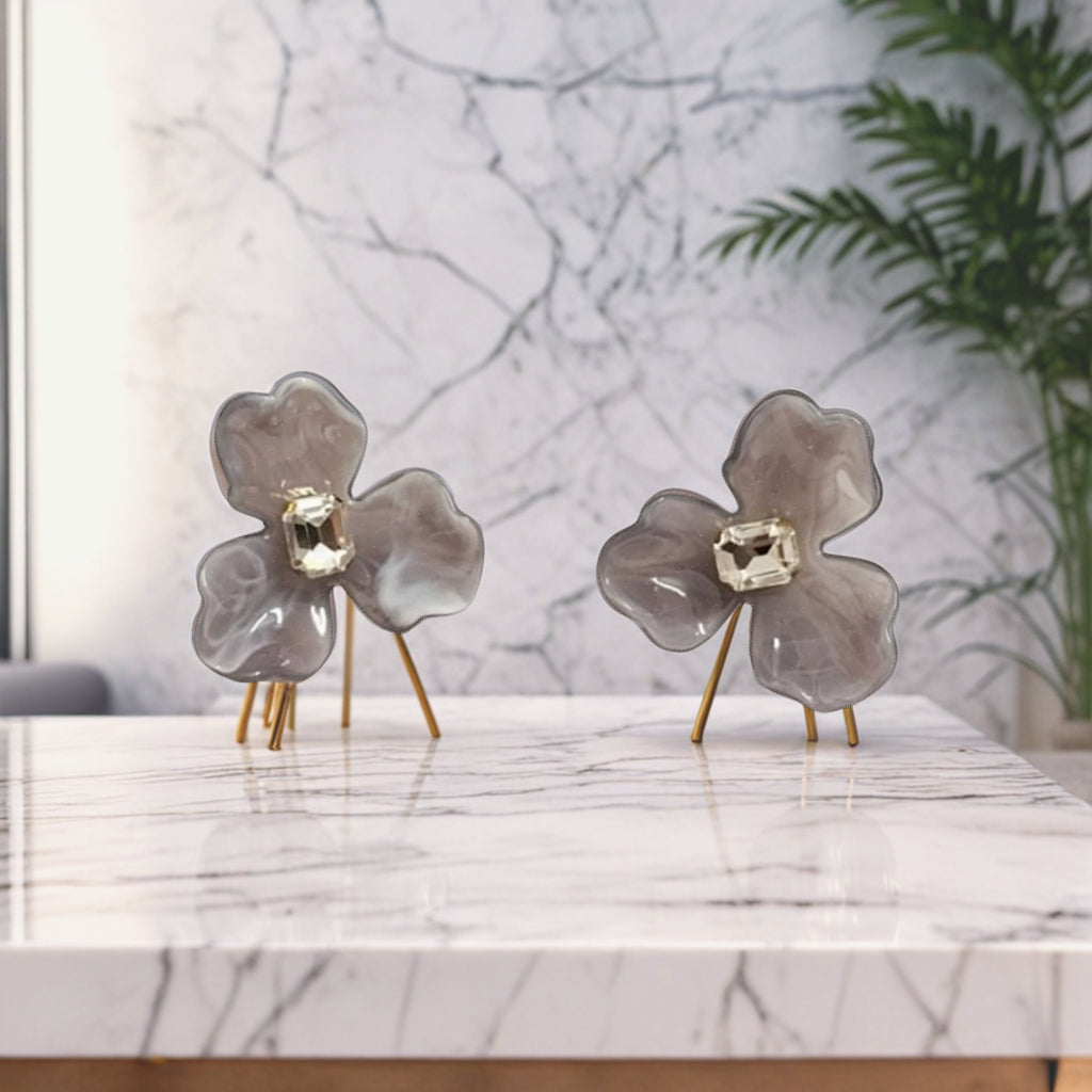 Elegant Floral Stud Earrings for Women & Girls