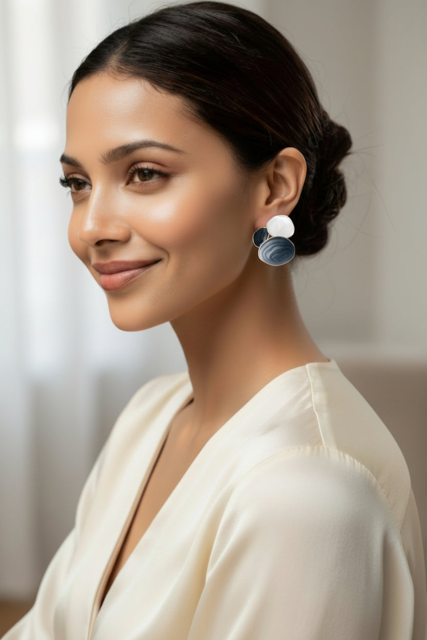 Pastel Bloom Statement Earrings