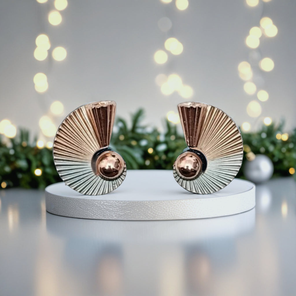 Radiant Arc Statement Earrings