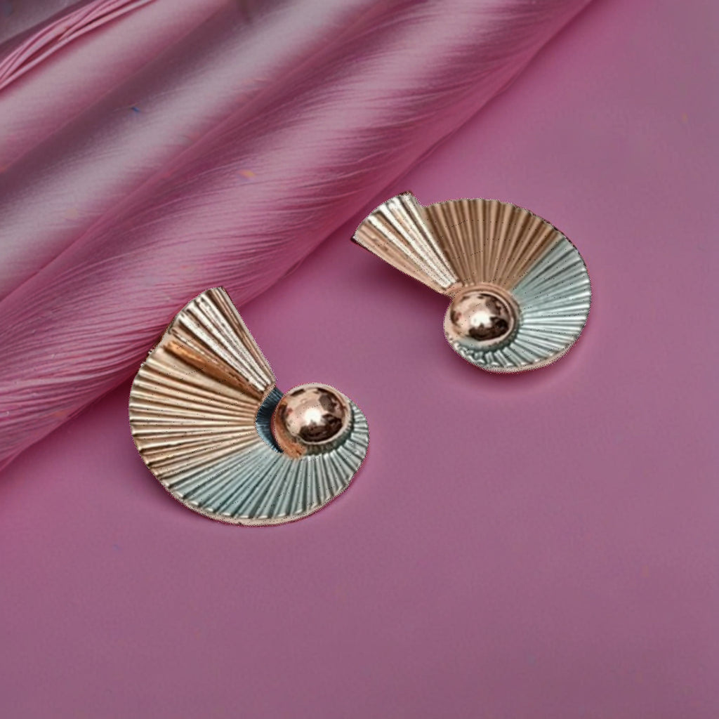 Radiant Arc Statement Earrings