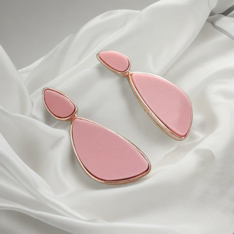 Trendy Drop Shape Statement Earrings