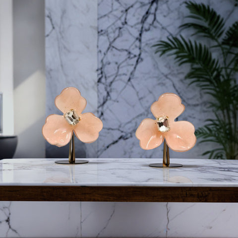 Elegant Floral Stud Earrings for Women & Girls