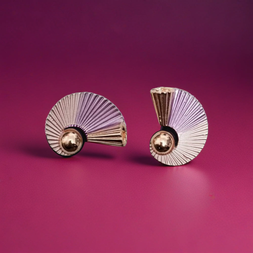 Radiant Arc Statement Earrings