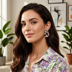 Pearl Whisper Teardrop Earrings