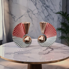 Radiant Arc Statement Earrings
