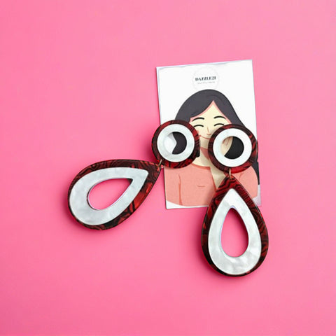 Stylish Teardrop Dangler Earrings for Women & Girls