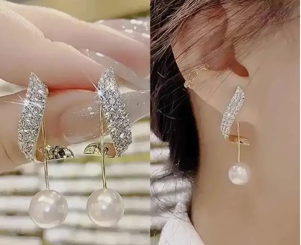 Dazzle21 New Trending Combo Pack Of 2 Korean Stud Earrings For Women and Girls Alloy Earring Set